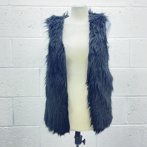 Zara gilet nero pelliccia - nero,