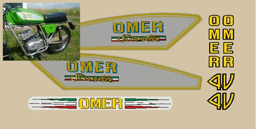 Omer scrambler serie adesivi