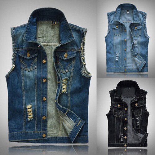 Giubbotto jeans uomo retrò