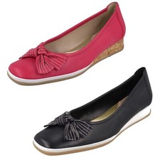 Scarpa con tacco basso cuneo - con, a