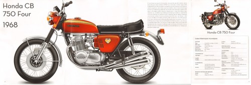 Fiche moto honda 750 four - moto, :