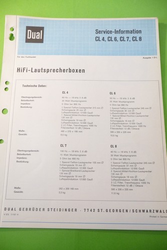Manuale servizio per dual - servizio,