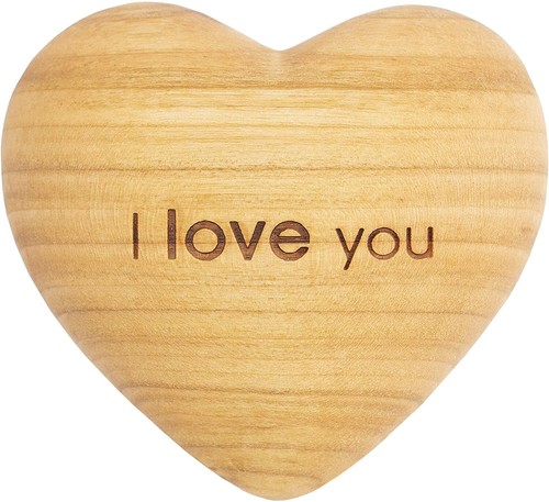 Cuore legno amo - in, ti