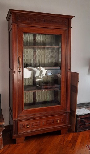 Antico mobile vetrina - antico, 800