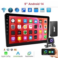 Autoradio Android 9" DAB+AHD per Ford Kuga MK 7 Wireless CarPlay GPS Stereo Navi