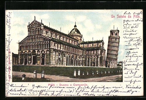 Cartolina pisa torre - cartolina, la