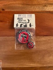Pearl Jam - Milan Italy Live 2018 Europe Tour 2 Pcs Set Button Size 5 Cm 2,5 Cm