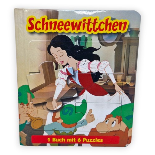 Schneewittchen puzzle buch mit - puzzle,