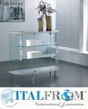 Vetrina Italfrom Vetrinetta Semiovale Showcases Banco Arredo Negozio Casa Luci