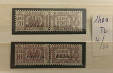  1936 ERITREA PACCHI POSTALI