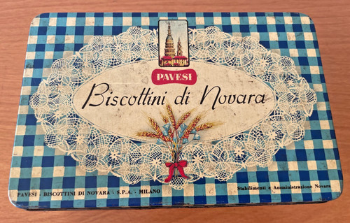 Scatola latta pavesi - scatola,