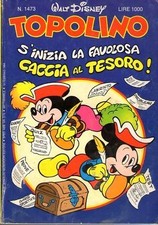 TOPOLINO n.1473 regalo cartelle tombola - fumetto disney