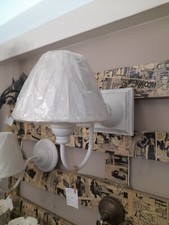 APPLIQUE CON BASE QUADRATA COLORE BIANCO PARALUME IN STOFFA - nuova