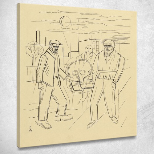 Teschio tre uomini - tre,