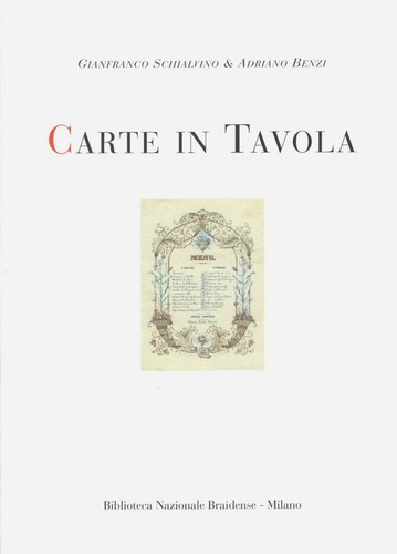 Carte tavola menu storici - in,