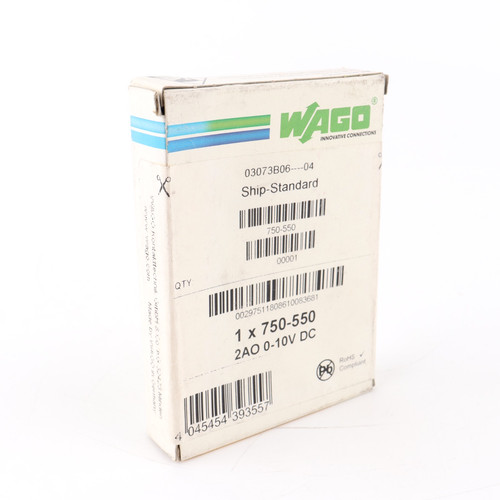 Wago 750 550 2ao 10v - 750-550,