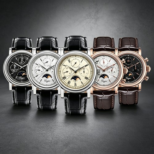 Orologio sugess gold moonphase - sugess,