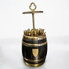 Dispenser porta Sigarette Vintage contenitore a forma di botte del vino