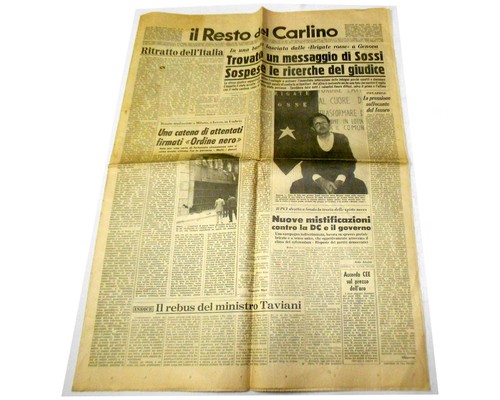 Sossi messaggio brigate - messaggio,