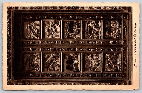 Cartolina porte battistero - cartolina,