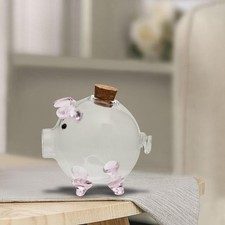 Figurina di maiale in vetro
