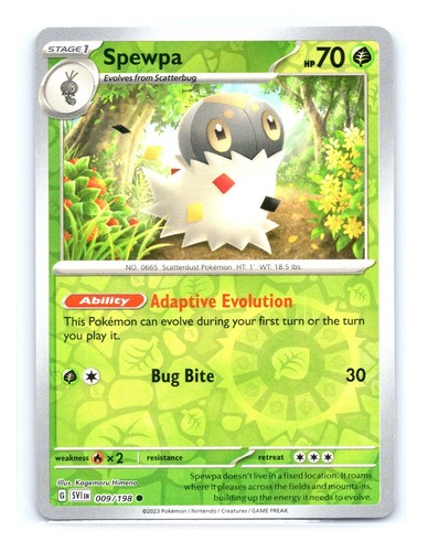Pokemon tcg spewpa - spewpa, scarlatto