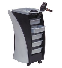 Carrello professionale in legno Parrucchiere estetista 