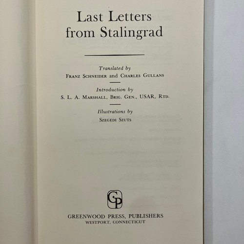 Last letters from stalingrad - letters,