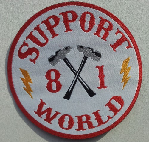 Woven patch support nomads - woven,