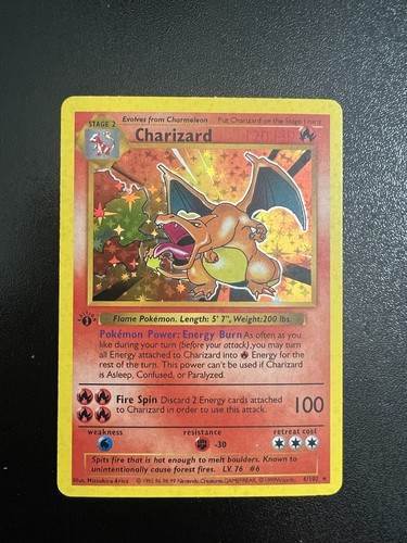 Charizard edizione holo - 1°,