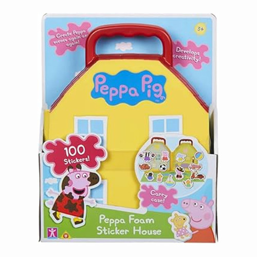 Peppa pig stickers - peppa, house