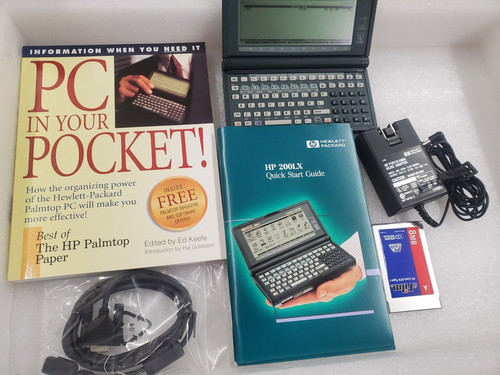 Vintage raro 200lx palmtop - hp,