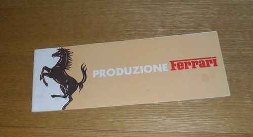 Brochure ferrari 1977 1978 - ferrari, 1977-1978