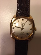 Longines Ultra Chron Anni 70 automatico Oro Giallo 18K Ref.8360-1 Perfetto!