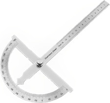 Goniometro, 0-180° Goniometro Metallo Con Vite Di Bloccaggio Regolabile, Goniome