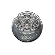 1000 Lire 1970 Rome Silver