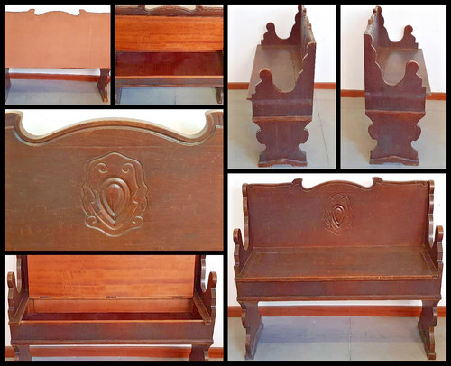 Panca legno vintage - in,