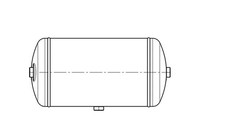 Serbatoio Aria Compressa 20L /