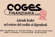 Calendarietto - COGES - finanziaria - rimini - roma - anno 1998