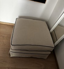 Confalone Pouf Lino E Vellluto