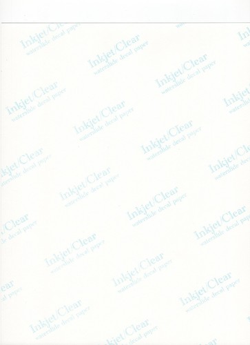 Feuille transparent vierge
