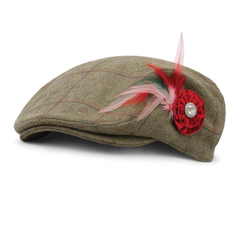 Cappellino piatto tweed - cappellino,