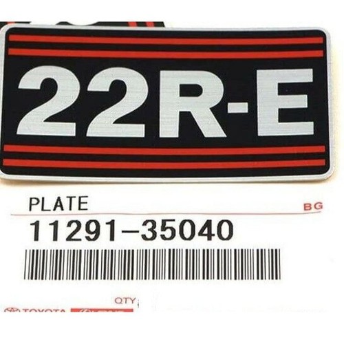 Targa nome motore originale