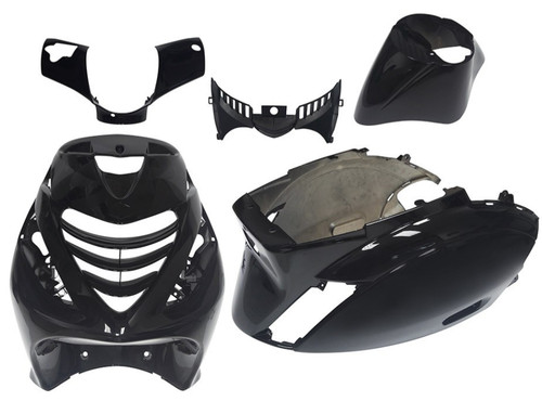 Kit carene pezzi nero lucido - carene,