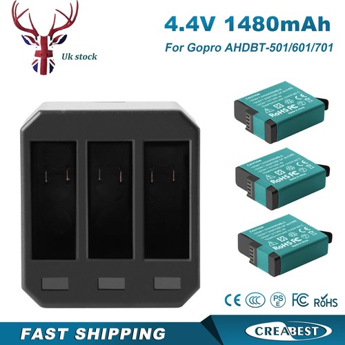 Batteria caricabatterie - 3x,