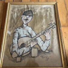 Quadro Tecnica Mista Giovanni Thermes 35•45cm Pittore Sardo