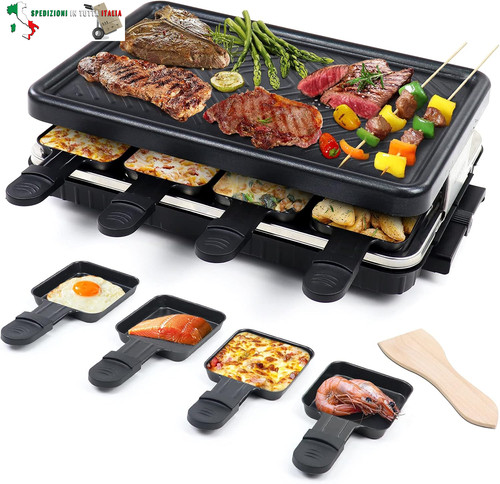 Raclette grill per persone - 8,