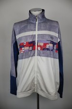 SERGIO TACCHINI GIACCA FELPA CON ZIP UOMO Tg. 52 MAN SPORT JACKET VINTAGE LOGO