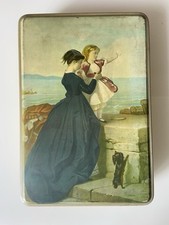 LAZZARONI SCATOLA IN LATTA  VINTAGE LA PARTENZA  24X35X6 cm