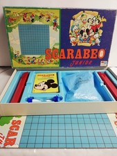 SCARABEO JUNIOR EG EDITRICE GIOCHI GIOCO SOCIETA' TAVOLO TABLE GAME 1992 DISNEY